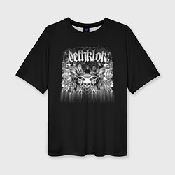 Женская футболка оверсайз Dethklok: Demons