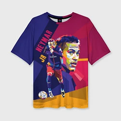 Женская футболка оверсайз Jr. Neymar
