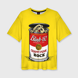 Женская футболка оверсайз Blink-182: Crappy punk rock