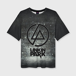 Женская футболка оверсайз Linkin Park: Wall