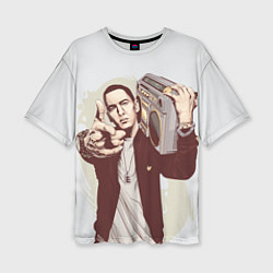 Женская футболка оверсайз Eminem: Street Music