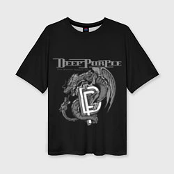 Женская футболка оверсайз Deep Purple: Dark Dragon