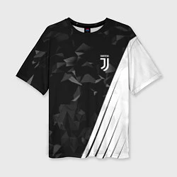 Женская футболка оверсайз FC Juventus: Abstract