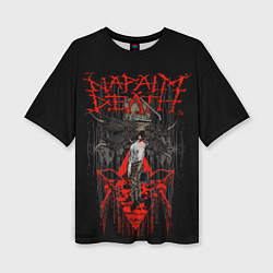 Женская футболка оверсайз Napalm Death