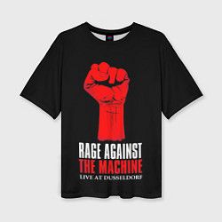 Футболка оверсайз женская Rage Against the Machine, цвет: 3D-принт