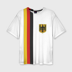 Футболка оверсайз женская I Love Germany, цвет: 3D-принт