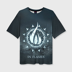 Футболка оверсайз женская In Flames: Cold Fire, цвет: 3D-принт