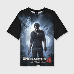 Женская футболка оверсайз Uncharted 4: A Thief's End