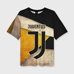 Футболка оверсайз женская FC Juventus: Old Style, цвет: 3D-принт