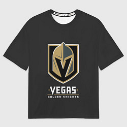 Женская футболка оверсайз Vegas: Golden Knights