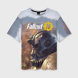 Женская футболка оверсайз Fallout 76