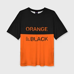 Женская футболка оверсайз Orange Is the New Black