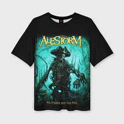 Женская футболка оверсайз Alestorm: Death Pirate