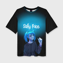 Футболка оверсайз женская Sally Face, цвет: 3D-принт