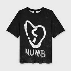 Женская футболка оверсайз XXXTentacion: Numb