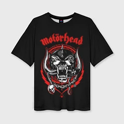 Женская футболка оверсайз Motorhead Demons