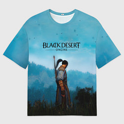 Футболка оверсайз женская BLACK DESERT, цвет: 3D-принт