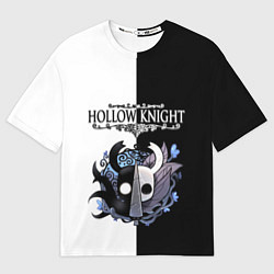 Футболка оверсайз женская Hollow Knight Black & White, цвет: 3D-принт