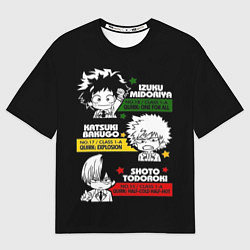 Женская футболка оверсайз Boku no Hero Academia