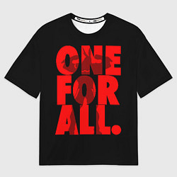 Футболка оверсайз женская Моя геройская академия, цвет: 3D-принт