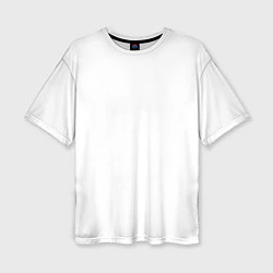 Женская футболка оверсайз Без дизайна