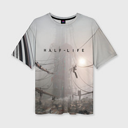 Женская футболка оверсайз HALF-LIFE