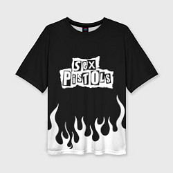 Футболка оверсайз женская Sex Pistols, цвет: 3D-принт