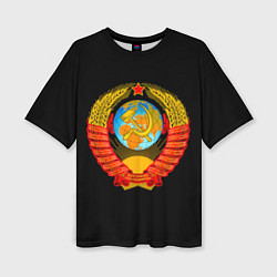Футболка оверсайз женская СССР, цвет: 3D-принт