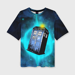 Женская футболка оверсайз Doctor Who