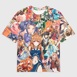 Женская футболка оверсайз Восхождение Героя Щита