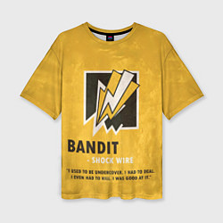 Женская футболка оверсайз Bandit R6s