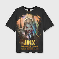 Женская футболка оверсайз Jinx