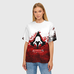 Футболка оверсайз женская Assasin's creed, цвет: 3D-принт — фото 2