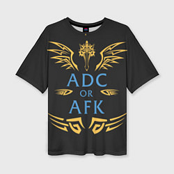 Женская футболка оверсайз ADC of AFK