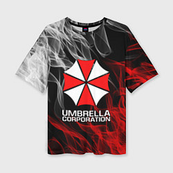 Футболка оверсайз женская UMBRELLA CORP, цвет: 3D-принт