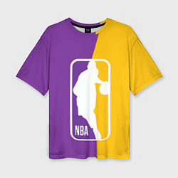 Футболка оверсайз женская NBA Kobe Bryant, цвет: 3D-принт