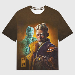 Женская футболка оверсайз Zane Flynt