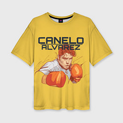 Футболка оверсайз женская Canelo Alvarez, цвет: 3D-принт