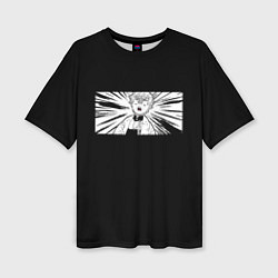 Женская футболка оверсайз Demon Slayer, Zenitsu