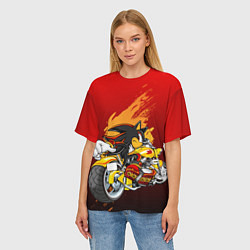 Футболка оверсайз женская Ёж Шедоу, цвет: 3D-принт — фото 2