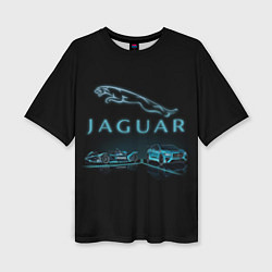 Футболка оверсайз женская Jaguar, цвет: 3D-принт