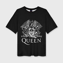 Футболка оверсайз женская QUEEN, цвет: 3D-принт