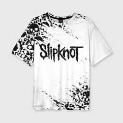 Женская футболка оверсайз SLIPKNOT