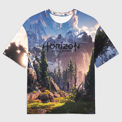 Женская футболка оверсайз Horizon Zero Dawn