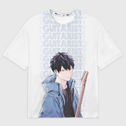 Женская футболка оверсайз Guitarist