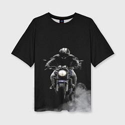 Футболка оверсайз женская МОТОЦИКЛЫ, цвет: 3D-принт