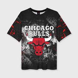 Женская футболка оверсайз CHICAGO BULLS