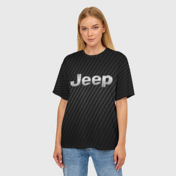 Футболка оверсайз женская Jeep Z, цвет: 3D-принт — фото 2