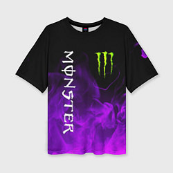 Футболка оверсайз женская MONSTER ENERGY, цвет: 3D-принт