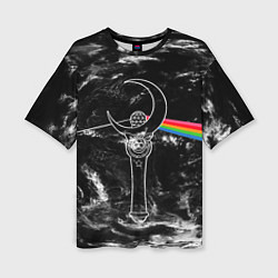 Футболка оверсайз женская Dark Side of the Moon Stick, цвет: 3D-принт